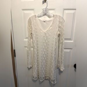 White Socialite mini dress. XS